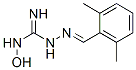 Guanidine, 1-[(2,6-dimethylbenzylidene)amino]-3-hydroxy- (8CI) Struktur