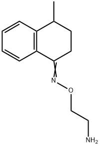 1(2H)-Naphthalenone,3,4-dihydro-4-methyl-,O-(2-aminoethyl)oxime(8CI) Struktur