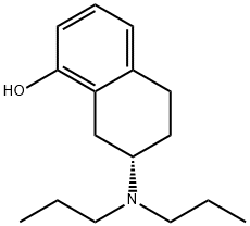 8-hydroxy-dipropyl-aminotetralin Struktur