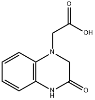 (3-OXO-3,4-DIHYDRO-2H-QUINOXALIN-1-YL)-ACETIC ACID Struktur