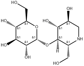 4-O-a-D-Glucopyranosylmoranoline Struktur