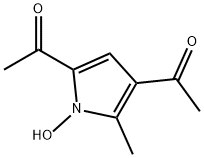 Ethanone, 1,1-(1-hydroxy-5-methyl-1H-pyrrole-2,4-diyl)bis- (9CI) Struktur