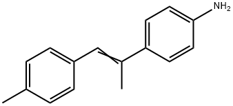 Benzenamine, 4-[1-methyl-2-(4-methylphenyl)ethenyl]- (9CI) Struktur