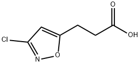 3-Chloro-5-isoxazolepropanoic acid  Struktur