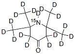 4-OXO-2,2,6,6-TETRAMETHYLPIPERIDINE (D17, 15N) Struktur