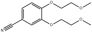 3,4-Bis(2-methoxyethoxy)benzonitrile Struktur