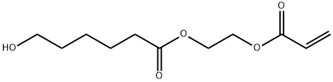 2-(acryloyloxy)ethyl 6-hydroxyhexanoate Struktur