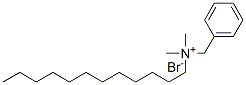 BENZYLDIMETHYLDODECYLAMMONIUM BROMIDE Struktur