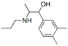 Benzenemethanol, 3,4-dimethyl-alpha-[1-(propylamino)ethyl]- (9CI) Struktur