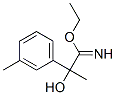 Benzeneethanimidic acid, alpha-hydroxy-alpha,3-dimethyl-, ethyl ester (9CI) Struktur