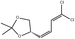 1,3-Dioxolane,4-[(1Z)-4,4-dichloro-1,3-butadienyl]-2,2-dimethyl-,(4S)-(9CI) Struktur