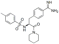 N(alpha)-(4-toluenesulfonyl)-4-amidinophenylalanylpiperidine Struktur