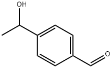 Benzaldehyde, 4-(1-hydroxyethyl)- (9CI) Struktur