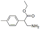 Benzeneacetic acid, alpha-(aminomethyl)-4-methyl-, ethyl ester (9CI) Struktur