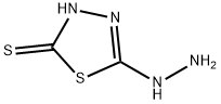 1,3,4-Thiadiazolidin-2-one,  5-thioxo-,  hydrazone  (9CI) Struktur