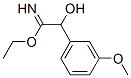 Benzeneethanimidic  acid,  -alpha--hydroxy-3-methoxy-,  ethyl  ester  (9CI) Struktur