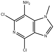 1H-Imidazo[4,5-c]pyridin-7-amine,4,6-dichloro-1-methyl-(9CI) Struktur