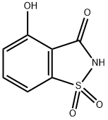 4-hydroxy-1H-1,2-benzisothiazole-1,1,3(2H)-trione Struktur