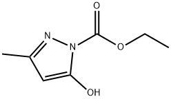 1H-Pyrazole-1-carboxylic  acid,  5-hydroxy-3-methyl-,  ethyl  ester Struktur