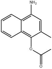 1-Naphthalenol,4-amino-2-methyl-,acetate(ester)(9CI) Struktur