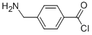 Benzoyl chloride, 4-(aminomethyl)- (9CI) Struktur