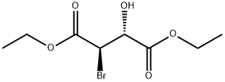 2R,3R)-diethyl 2-broMo-3-hydroxysuccinate Struktur