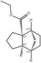 Ethyl(3a.alpha.,4.alpha.,7.alpha.,7a.alpha.)-Octahydro-4,7-methano-3aH-indene-3a-carboxylate Struktur