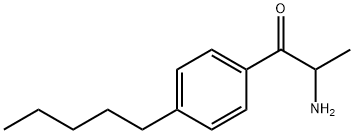 1-Propanone,  2-amino-1-(4-pentylphenyl)- Struktur