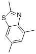 Benzothiazole, 2,4,6-trimethyl- (9CI) Struktur