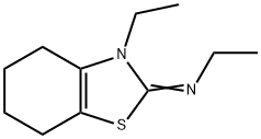 Ethanamine, N-(3-ethyl-4,5,6,7-tetrahydro-2(3H)-benzothiazolylidene)- (9CI) Struktur