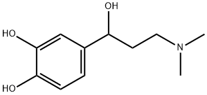 1,2-Benzenediol, 4-[3-(dimethylamino)-1-hydroxypropyl]- (9CI) Struktur