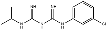 1-(3-Chlorophenyl)-5-isopropylbiguanide Struktur