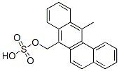 7-(hydroxymethyl)-12-methylbenz(a)anthracene sulfate ester Struktur