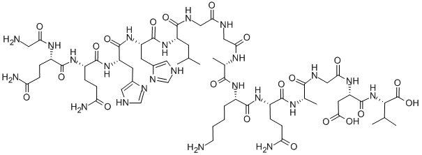 FIBRINOGEN GAMMA-CHAIN (397-411) Struktur