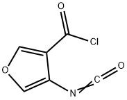 3-Furancarbonyl chloride, 4-isocyanato- (9CI) Struktur