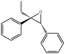 Oxirane, 2-ethyl-2,3-diphenyl-, (2R,3R)- (9CI) Struktur