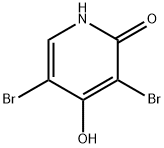 2,4-Dihydroxy-3,5-dibromopyridine Struktur