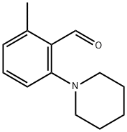 Benzaldehyde, 2-methyl-6-(1-piperidinyl)- (9CI) Struktur