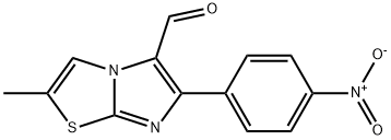 2-METHYL-6-(4-NITROPHENYL)IMIDAZO[2,1-B]THIAZOLE-5-CARBOXALDEHYDE Struktur