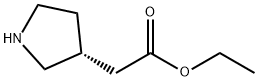 (3R)-3-Pyrrolidineacetic acid ethyl ester Struktur