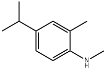 Benzenamine, N,2-dimethyl-4-(1-methylethyl)- (9CI) Struktur