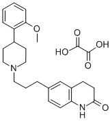 2(1H)-Quinolinone, 3,4-dihydro-6-(3-(4-(2-methoxyphenyl)-1-piperidinyl )propyl)-, ethanedioate(1:1) Struktur