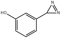 3-hydroxyphenyl-3H-diazirine Struktur