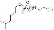 (2-hydroxyethyl)ammonium 5-methylheptyl sulphate Struktur