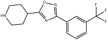 4-{3-[3-(TRIFLUOROMETHYL)PHENYL]-1,2,4-OXADIAZOL-5-YL}PIPERIDINE
 Struktur