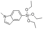 5-(TRIETHOXYSILYL)-1-METHYLINDOLE Struktur