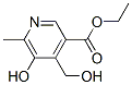 3-Pyridinecarboxylicacid,5-hydroxy-4-(hydroxymethyl)-6-methyl-,ethylester(9CI) Struktur