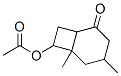 Bicyclo[4.2.0]octan-2-one, 7-(acetyloxy)-4,6-dimethyl- (9CI) Struktur