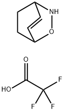 2-Oxa-3-azabicyclo[2.2.2]oct-5-ene, 2,2,2-trifluoroacetate Struktur