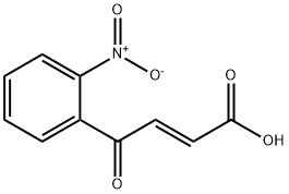 (E)-4-(2-Nitrophenyl)-4-oxo-2-butenoic acid Struktur